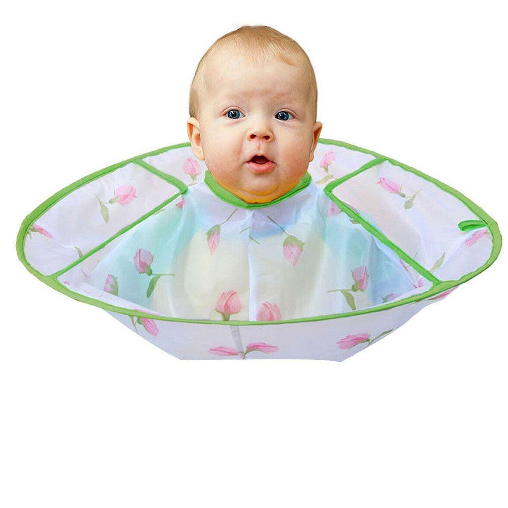 Áo Choàng Cắt Tóc Có Thể Gấp Gọn Dành Cho Bé Trai Gái