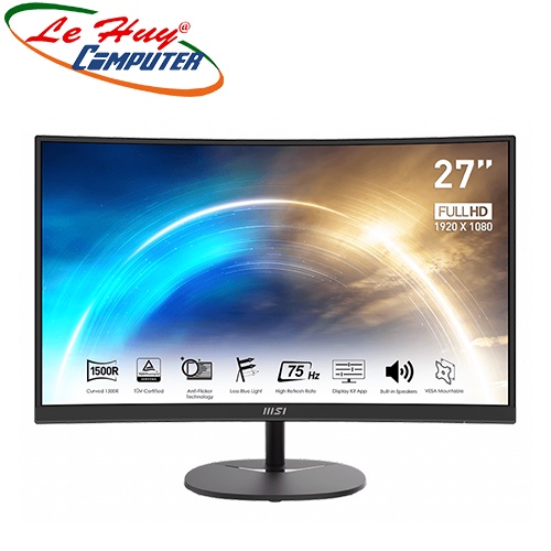 Màn hình máy tính cong MSI Pro MP271C 27Inch FullHD 75Hz VA 5ms