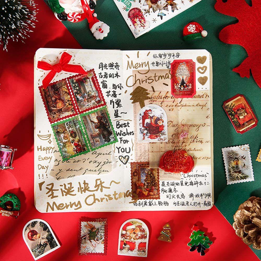 Sticker Trang Trí Nhật Ký Chủ Đề Giáng Sinh