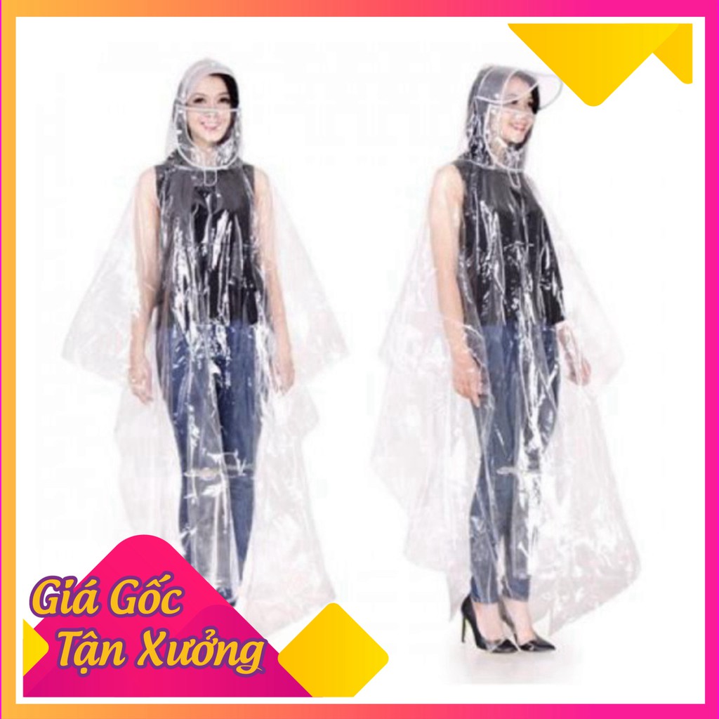 (FREE SHIP)+ FREESHIP [KM] Áo mưa đơn trong suốt nhựa vi sinh có khẩu trang (DC) GIÁ TỐT CHỈ CÓ Ở TIỆN ÍCH SHOP GIÁ TỐT 