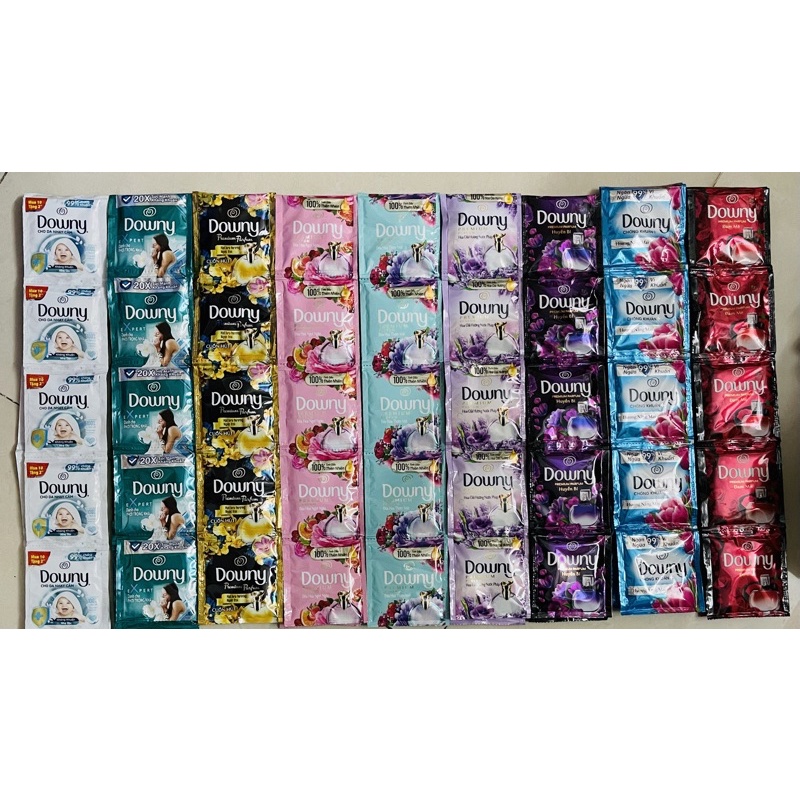 Dây xả vải Downy 10 gói