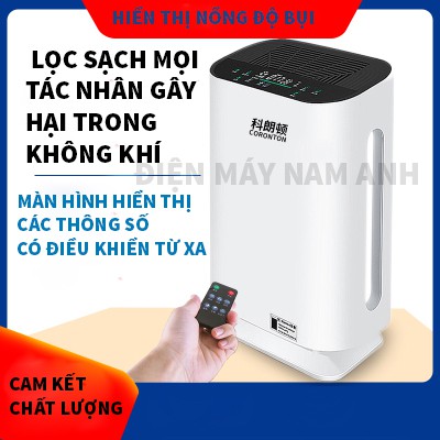 Máy lọc không khí Anion Air Purifier thông minh màng lọc Hepa đa lớp, lọc sạch bụi PM 2.5, PM 0.3, khử mùi, diệt khuẩn