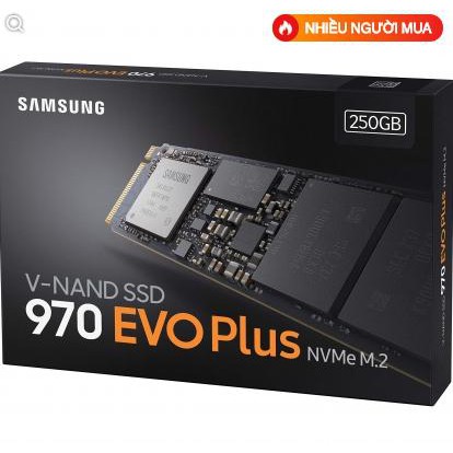 Ổ cứng SSD M2-PCIe 250GB Samsung 970 EVO Plus NVMe 2280