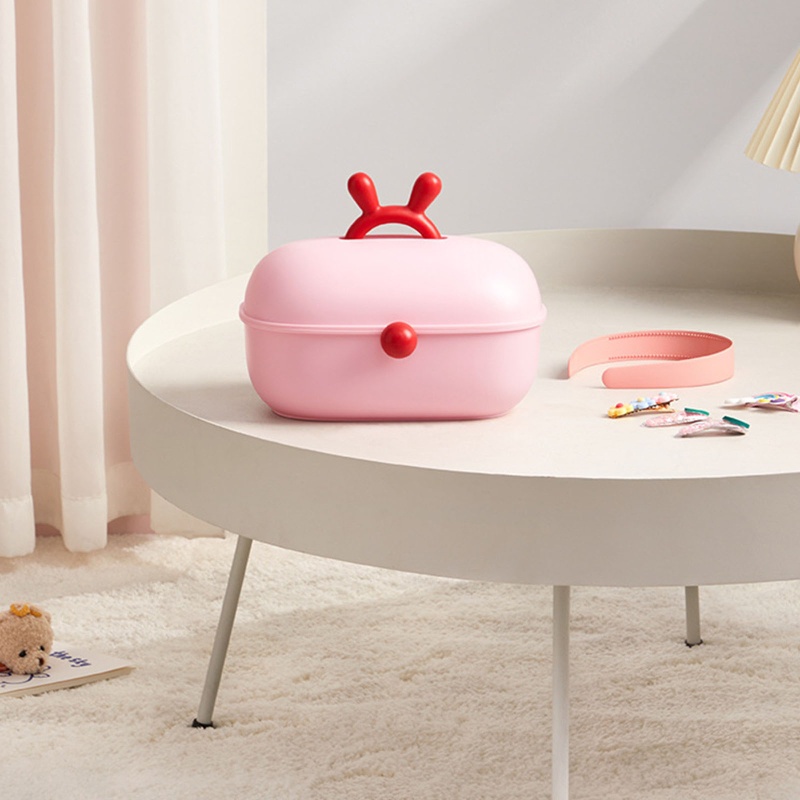 Hộp Đựng Dây Buộc Tóc Nhiều Tầng Bằng Cao Su Sắp Xếp Gọn Gàng Cho Bé Gái