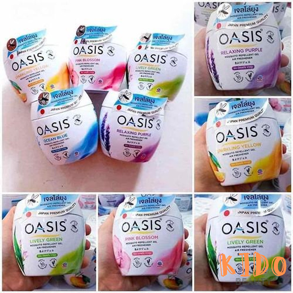 Sáp Thơm Phòng Đuổi Muỗi OASIS 180g Thái Lan - Sáp gel thơm phòng Oasis đem lại hương thơm mát cho ngôi nhà bạn