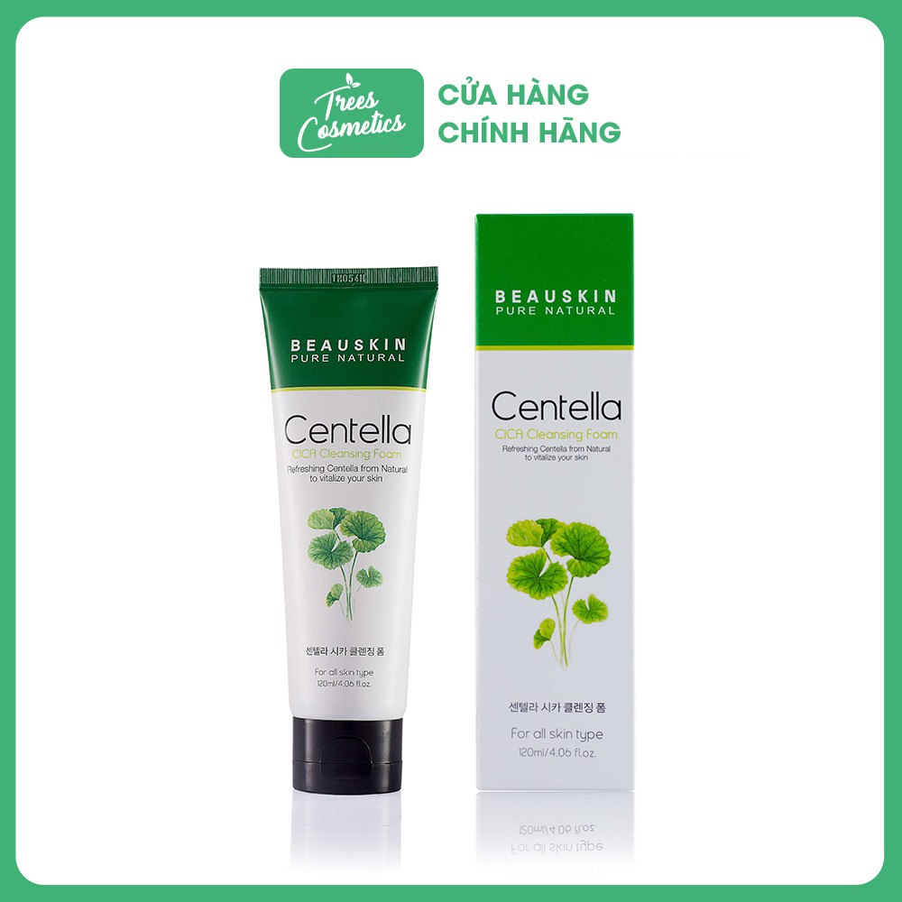 SỮA RỬA MẶT CHO DA NHỜN MỤN BEAUSKIN CENTELLA CICA 120ML - HÀN QUỐC CHÍNH HÃNG