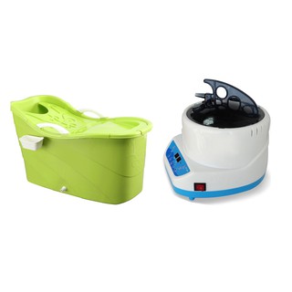 Combo bồn tắm nhựa cao cấp 1m2 và nồi xông 4l