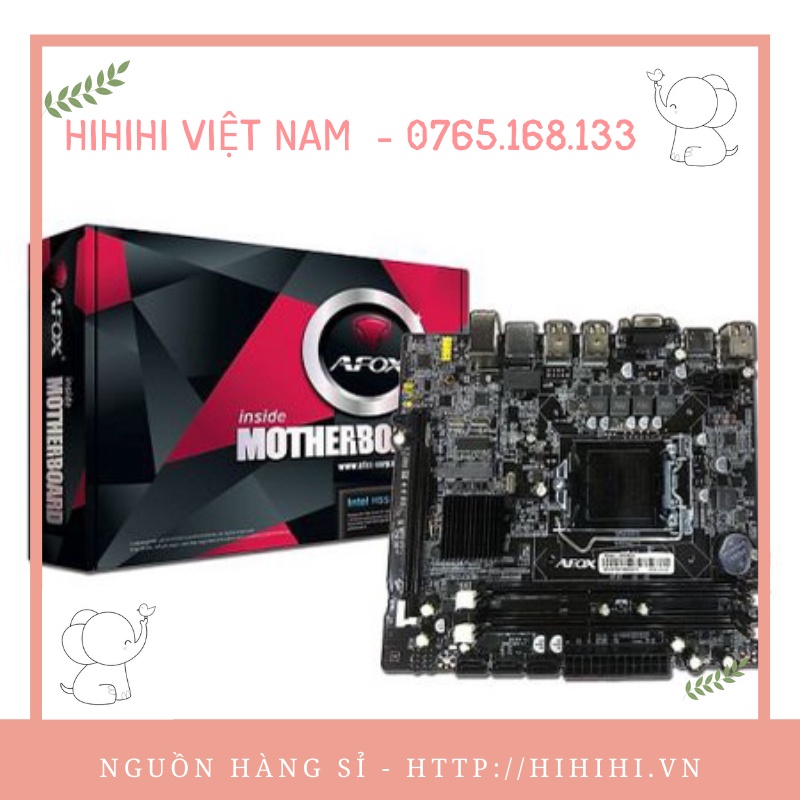 Mainboard AFOX H55 CHÍNH HÃNG SOCKET 1156. LOẠI 1
