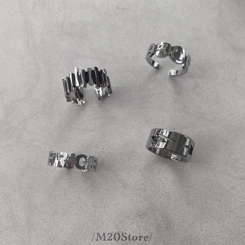 Nhẫn Nam Nữ TiTan Chống Gỉ , Nhẫn Mặt Cười Phong Cách Hàn Quốc