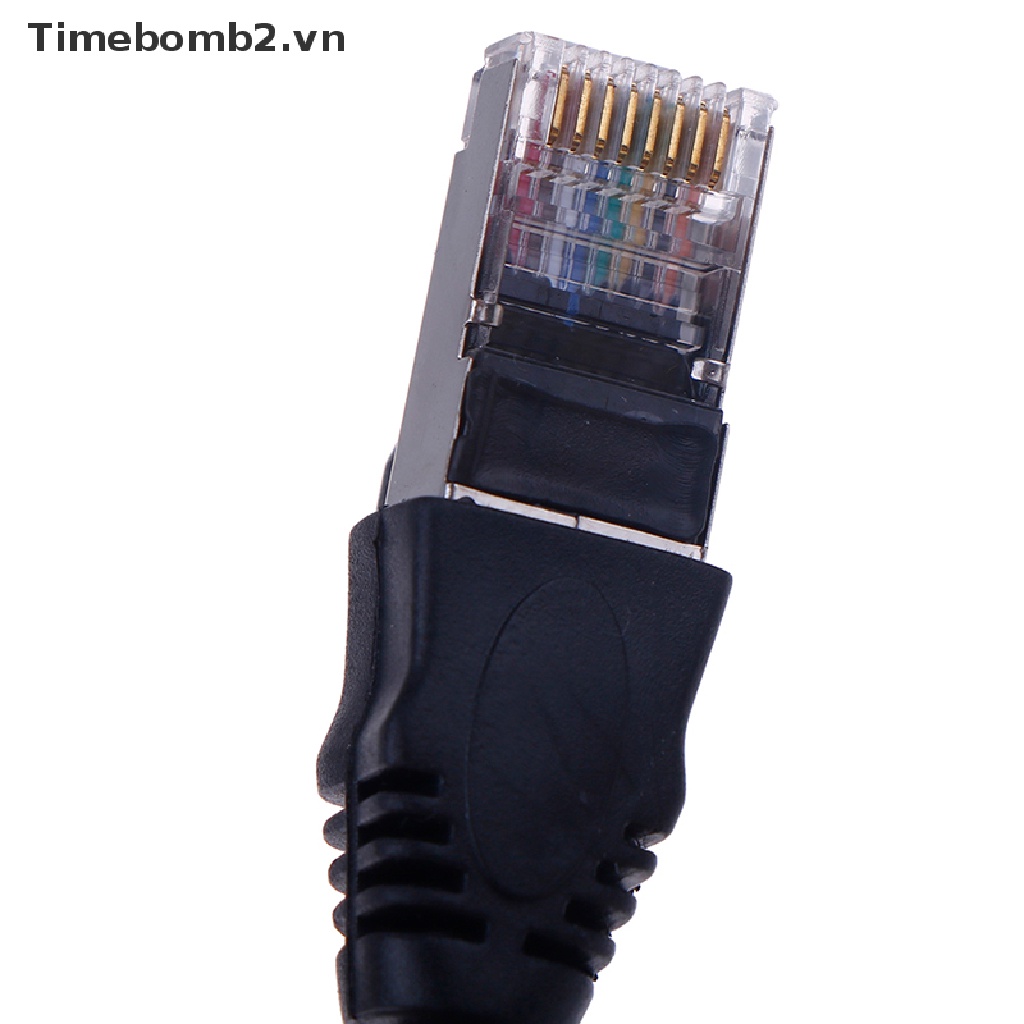 Set 2 Dây Cáp Mạng LAN Chuyển Đổi 1 Đầu Đực Sang RJ45 Đầu Cái
