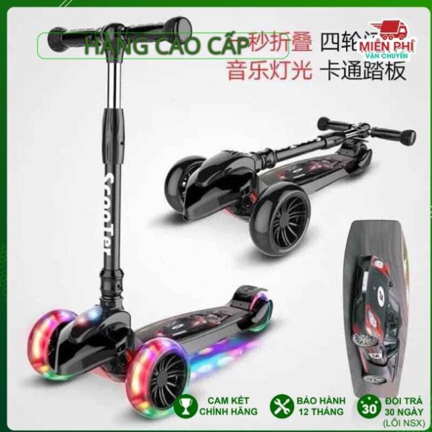 [HÀNG CAO CẤP] Xe trượt Scooter phát sáng size đại cho bé