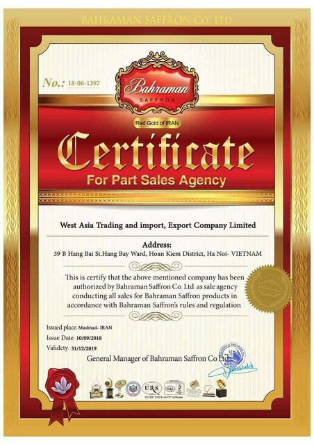 Nhụy Hoa Nghệ tây-SAFFRON BAHRAMAN CHÍNH HÃNG | BigBuy360 - bigbuy360.vn
