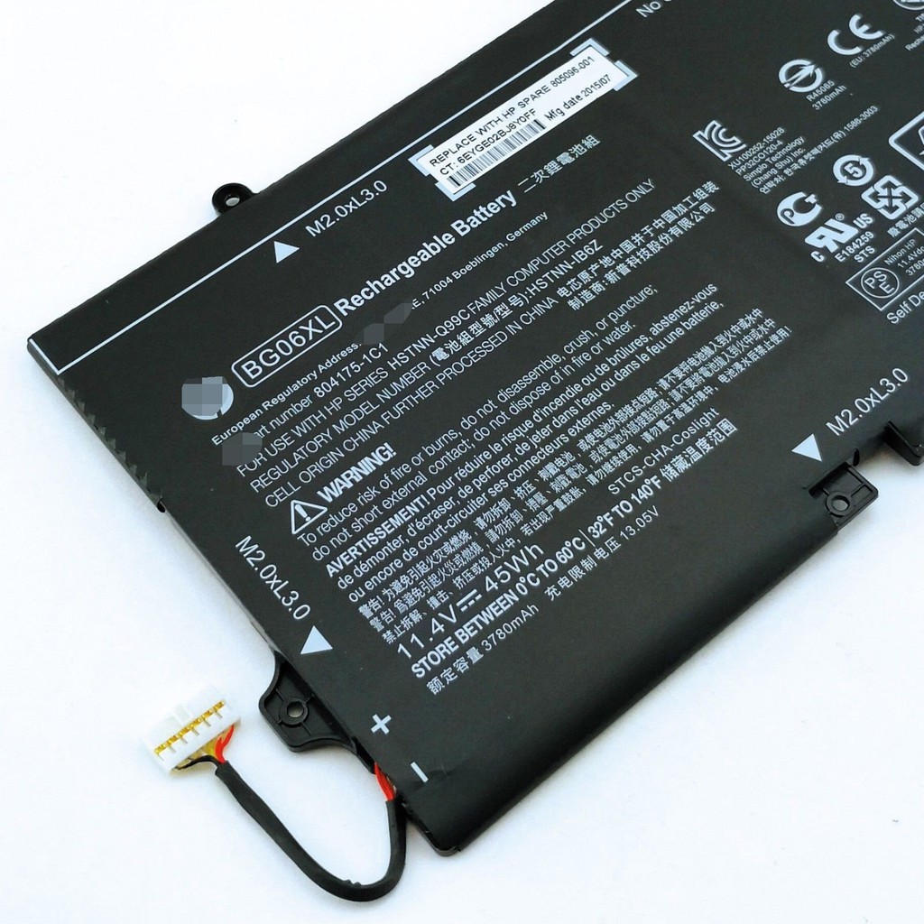 (BATTERY) PIN LAPTOP HP 1040 G3 (BG06XL) (ZIN) - 3 CELL dùng cho Folio 1040 G3, BG06XL