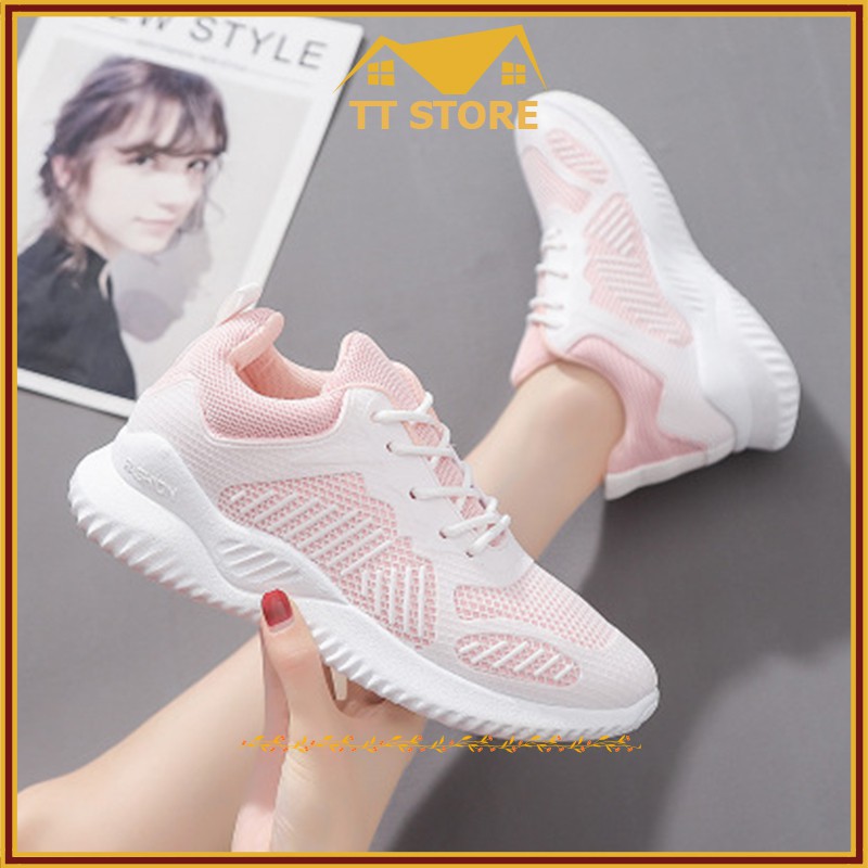[Mã WAMT2405 giảm 10K đơn 0K] GIÀY NỮ THỂ THAO 3 MÀU. ĐỘN ĐẾ 3CM. KIỂU DÁNG THỂ THAO TRẺ TRUNG NĂNG ĐỘNG.