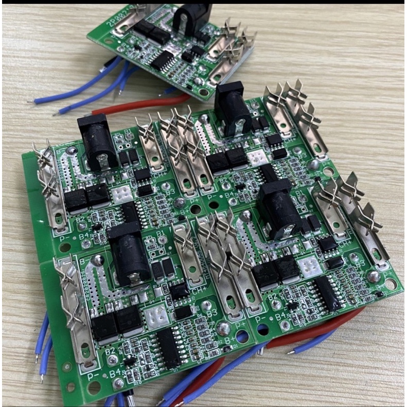 Mạch sạc xả và bảo vệ pin 10 cell - 3 khe chân tiếp xúc (Loại pin cho máy khoan pin đầu 13ly, bulong pin, chuyên vít, mà