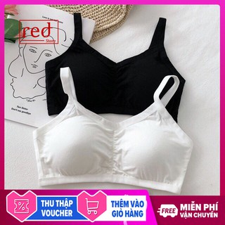 Áo Bra Học Sinh, Áo lá học sinh ba dây BRA03  chất cotton cao cấp 