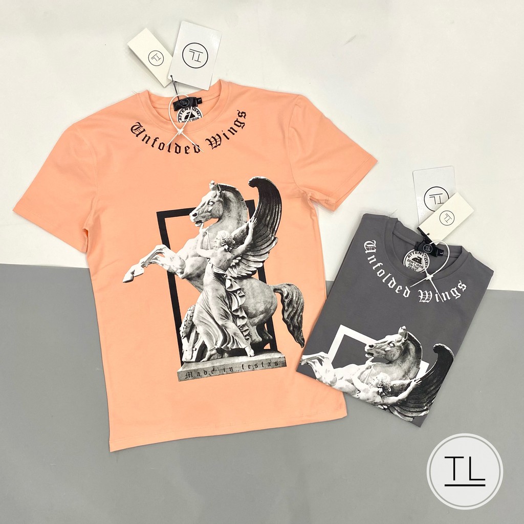 Áo Thun Tay Lỡ Mikenco Ngựa Thần CAMNHUNG Áo Thun Nam Nữ Unisex Hot Hit