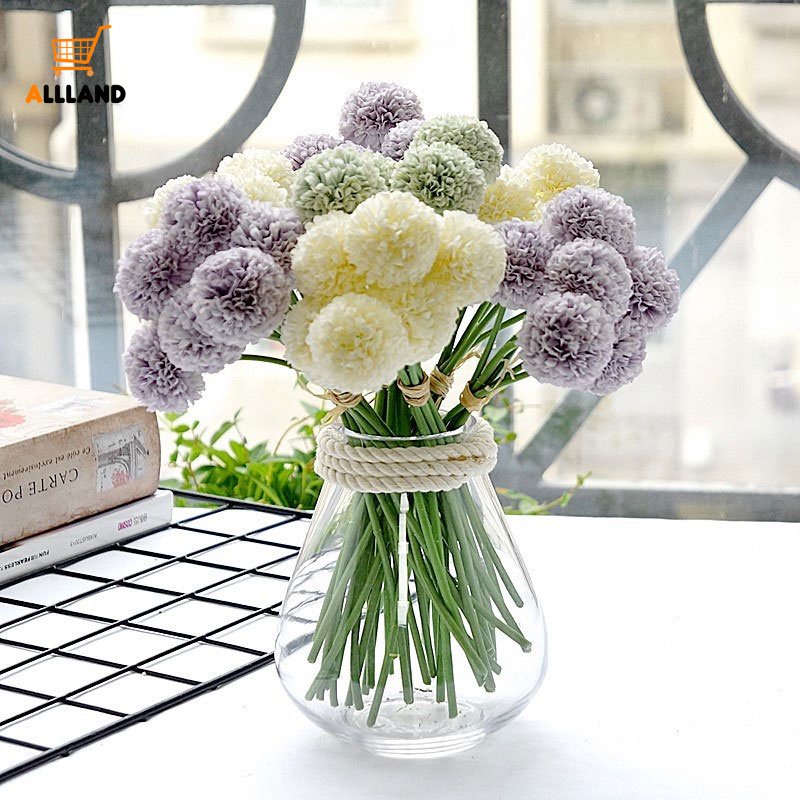 Hoa Bồ Công Anh Giả Bằng Lụa Chất Lượng Cao Nhiều Màu Sắc Trang Trí Tiệc