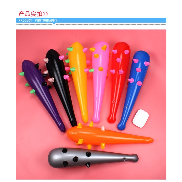 Búa Bơm Hơi Nhiều Màu Sắc 55cm Độc Đáo Vui Nhộn Cho Bé