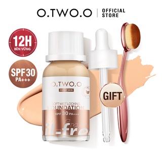 Kem nền kiềm dầu / dưỡng ẩm O.TWO.O SPF30 PA+++ dạng ống nhỏ giọt lâu trôi tự nhiên 69g