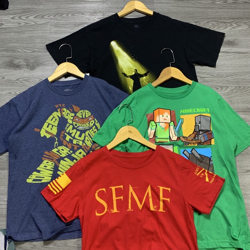 Áo thun mỹ 2hand trẻ em , áo phông siconhand bé trai loại 1 độ mới trên 93% giao mẩu ngẩu nhiên .