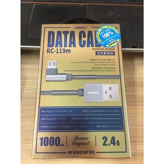 Cáp sạc WK RC-119m Micro Date Cable (Chính hãng - Bảo hành đổi mới 12 tháng) BM-01343