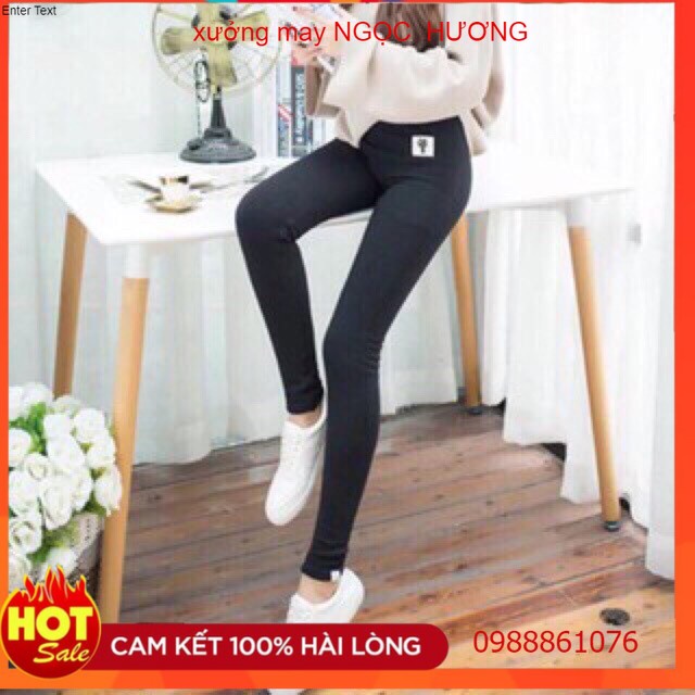 Quần legging mèo lót lông