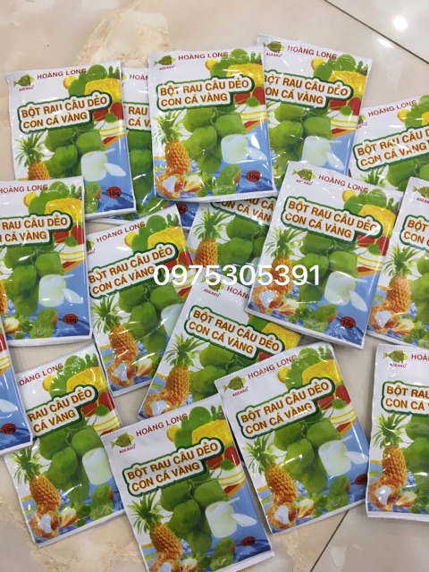 Sỉ 1 thùng Bột rau câu con cá dẻo vàng | BigBuy360 - bigbuy360.vn
