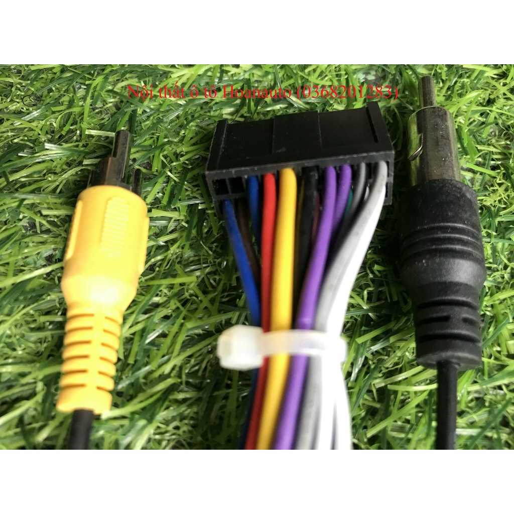 Dây Rắc Nguồn, Âm thanh, Cho Đầu DVD ô tô - 20 pin có rắc cam in và rắc cái Honda