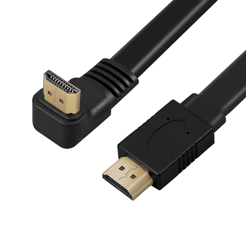 Dây Cáp Chuyển Đổi Hdmi Sang Hdmi-Compatible 4k 3d 1080p Tốc Độ Cao 30cm 270 / 90 Độ