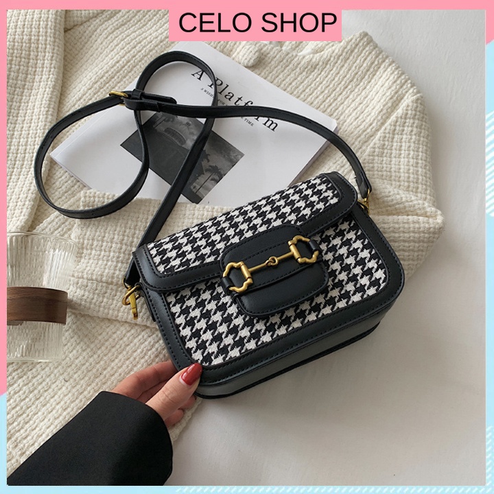 Túi xách nữ mini đeo chéo hot trend Celo Shop thời trang công sở dây xích sang trọng quý phái