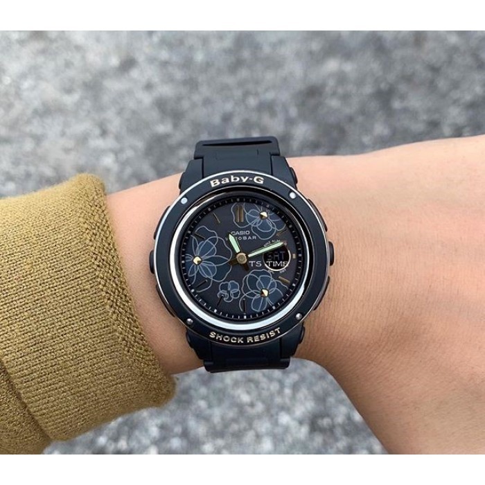 Đồng Hồ Nữ Casio Dây Nhựa Casio Chính Hãng BABYG BGA-150FL-1ADR