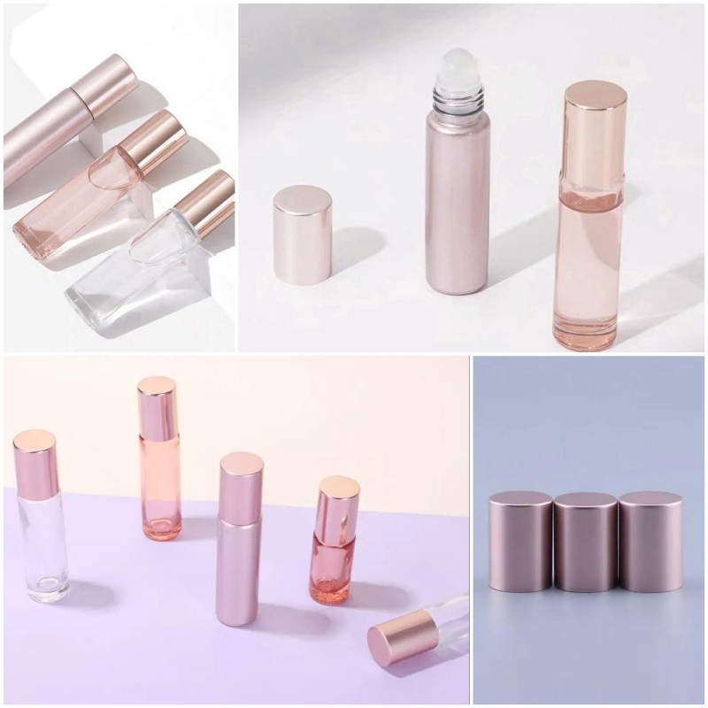 Chai Thủy Tinh Rỗng 5ml / 10ML Đựng Nước Hoa Dạng Lăn Tiện Dụng
