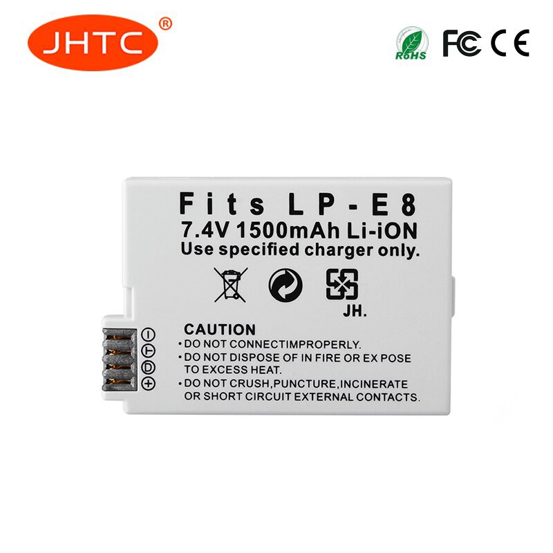 Pin Máy Ảnh LP E8 Cho Canon EOS 550D 600D 650D 700D X4 X5 Cao Cấp