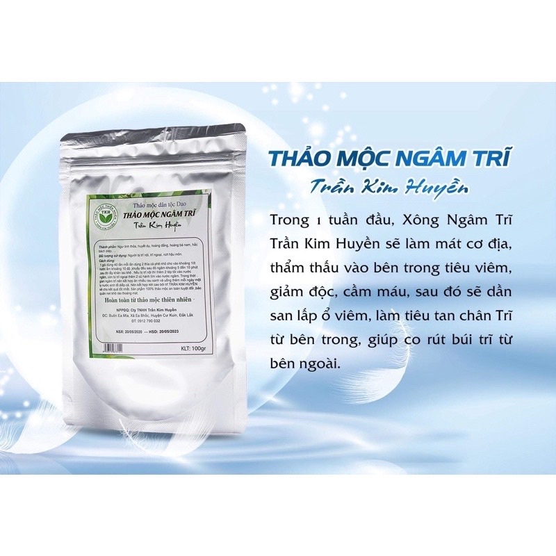 SẢN PHẨM THẢO MỘC NGÂM TRĨ TRẦN KIM HUYỀN