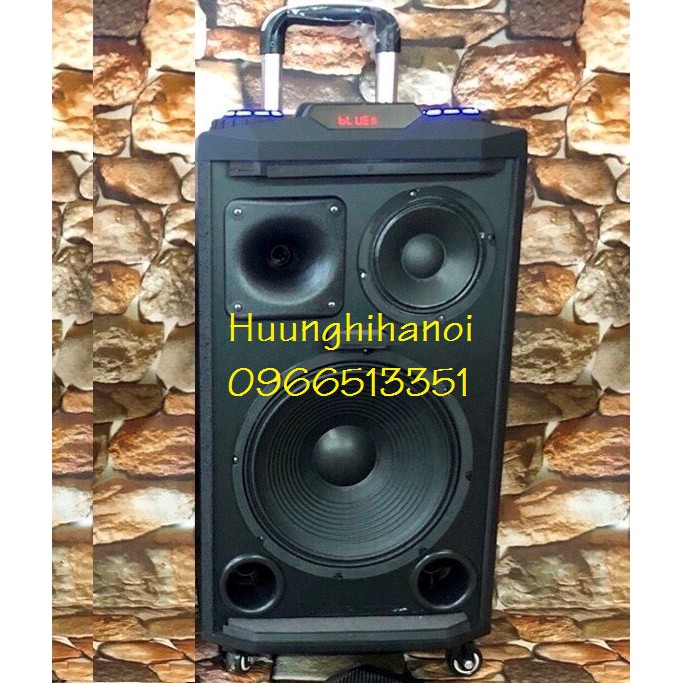 Loa karaoke cực hay DJ K5 thùng gỗ bass 2,5 tấc có loa trung, âm thanh cực hay hát phê kèm 2 micro UHF không dây