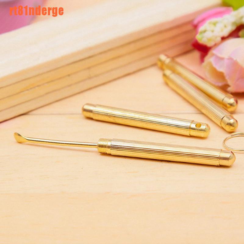 Dụng Cụ Lấy Ráy Tai Màu Vàng Gấp Gọn Tiện Dụng