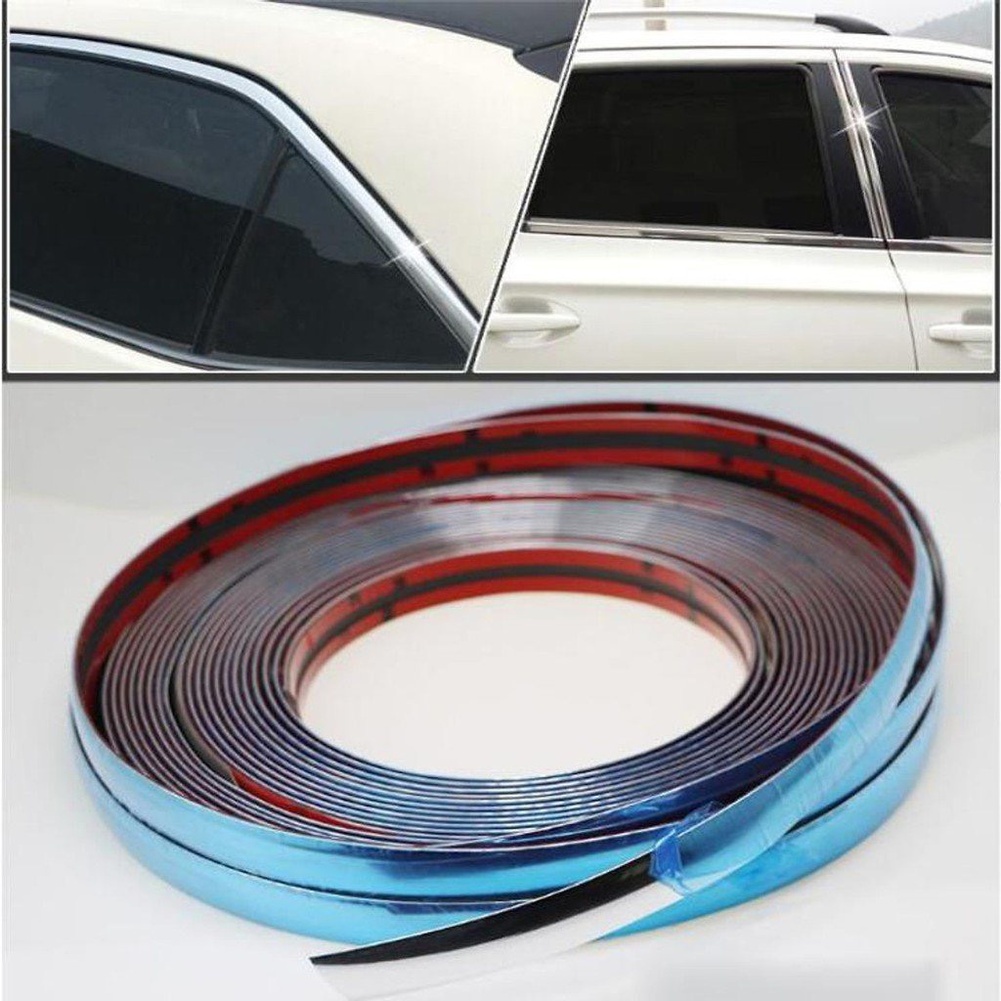 Nẹp chân kính ô tô mạ crom bản 2cm-3cm