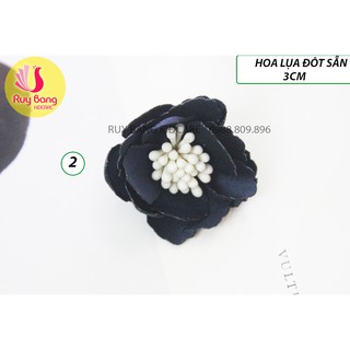 Hoa vải-Hoa lụa đốt sẵn 3cm