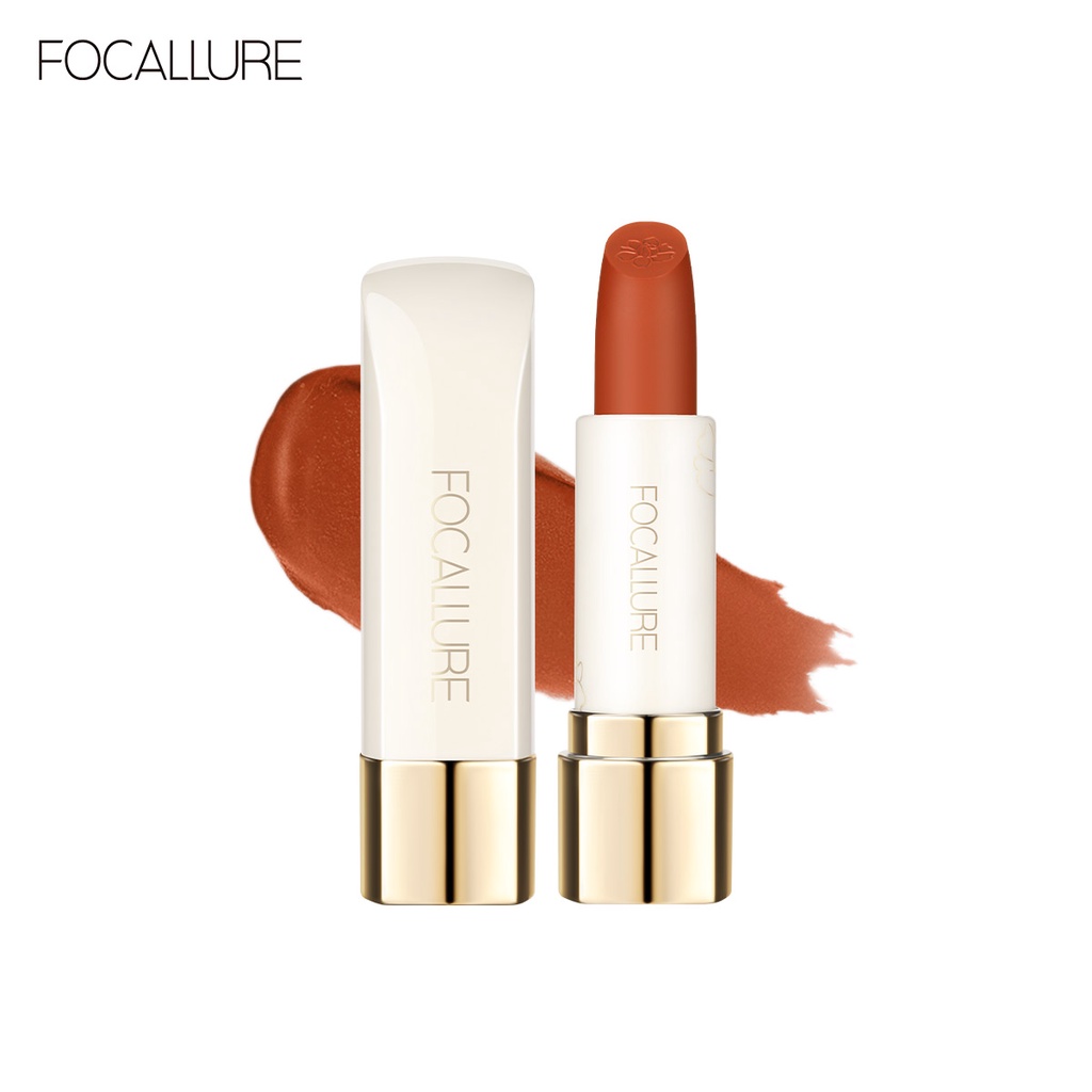 Son môi FOCALLURE Jasmine Meets Rose mịn mượt sắc tố cao chống thấm nước lâu trôi 30g