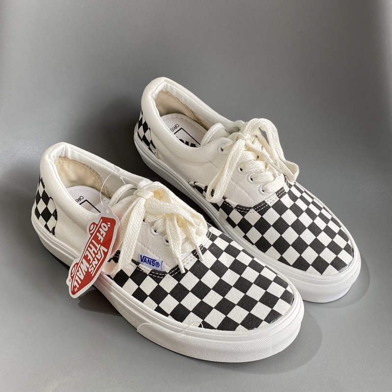 | CÓ SẴN - ẢNH THẬT | Giày thể thao vans caro lười bản 1:1