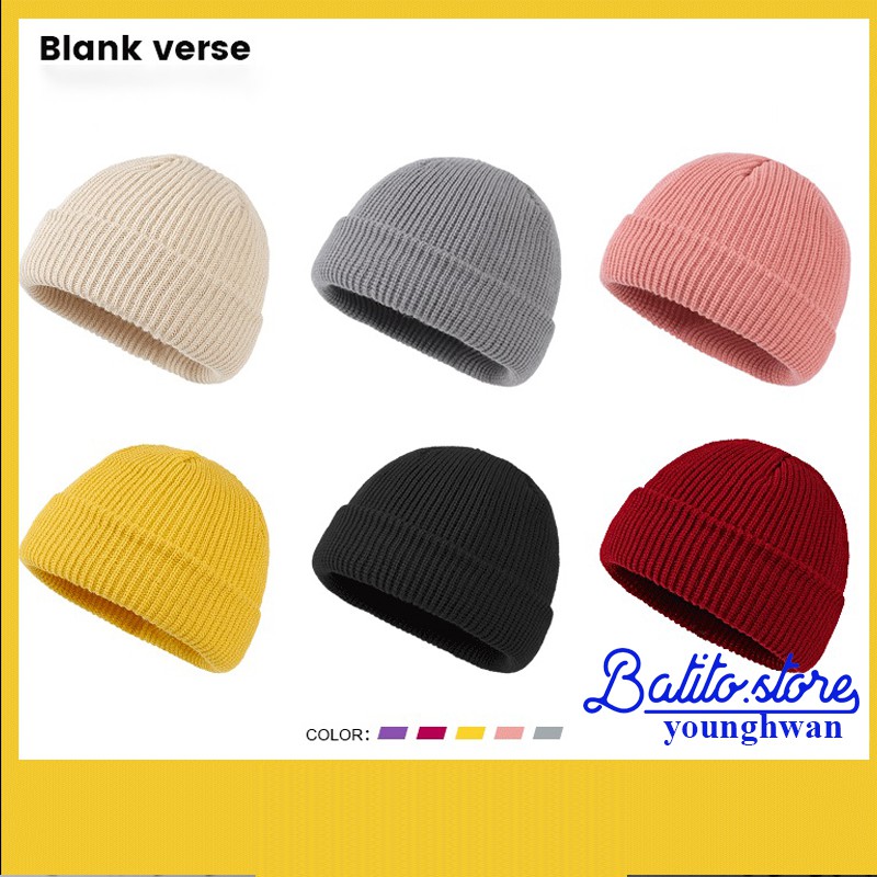 Mũ len Beanie Cá Tính Nam Nữ chất len dày, mềm mại