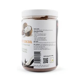 Cacao sữa dừa 3in1 thơm ngon - Đậm đà dạng dễ bảo quản Light Coffee - Hũ 230g - 550g