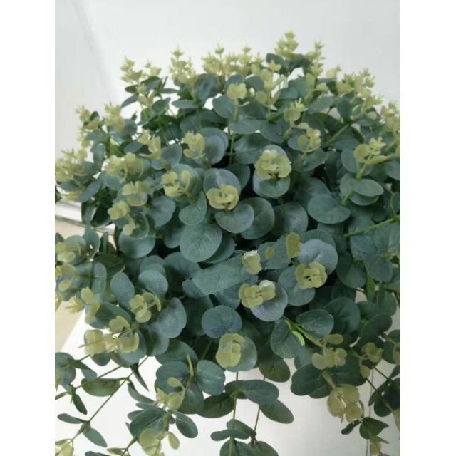 Cành lá táo 16 nhánh cao 50cm🍎Cành Lá Gỉa - Cành điểm trang trí lọ, lẵng hoa