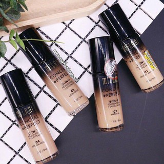 Kem nền Milani concealer + Perfect 2 in 1