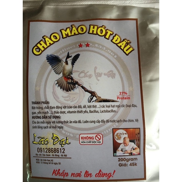 Chào mào hót đấu Lão Đại