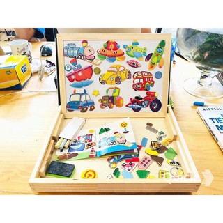 ĐỒ CHƠI - Bảng Gắn Nam Châm 2IN1 Cho Bé  (2 Chủ Đề)