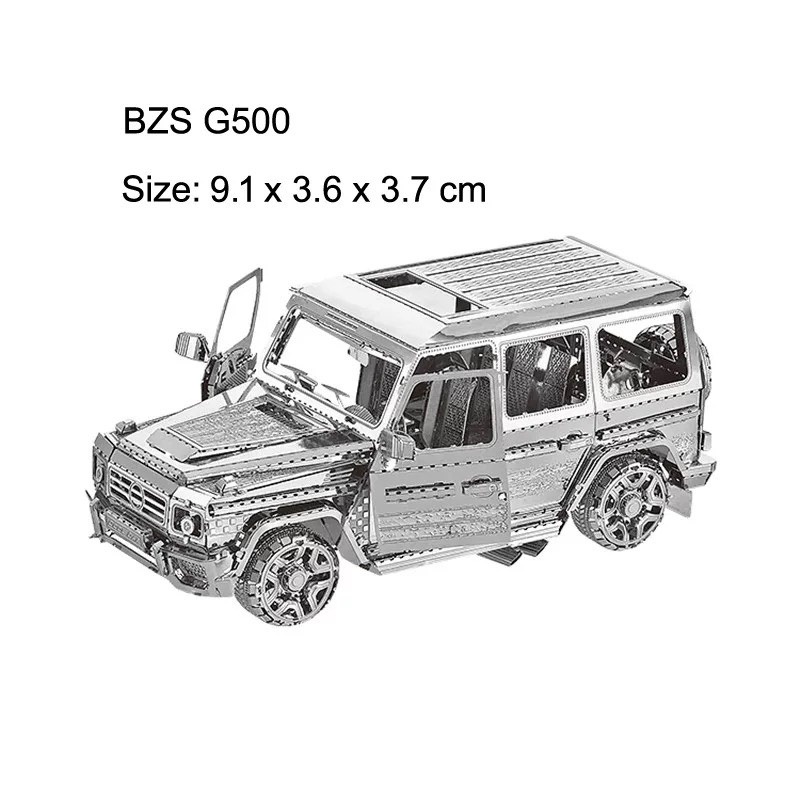 Mô hình 3D kim loại lắp ráp ô tô Mercedes-Benz G500 [Chưa lắp]