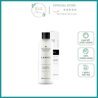 Sữa tẩy trang lanci daily natural cleansing milk 300ml ponita sttlc050001 - hàng chính hãng