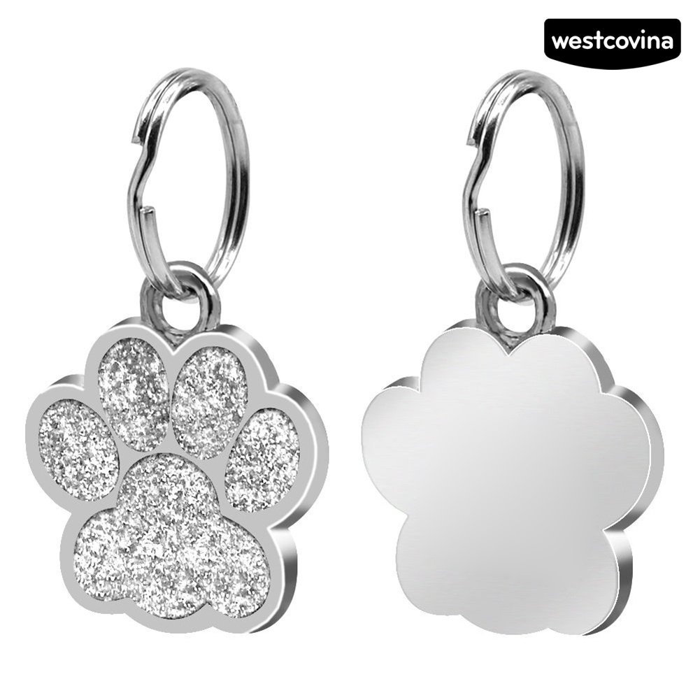 Thẻ Tên Hình Dấu Chân Cho Thú Cưng Siêu Bền